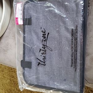 Thirty One Get Creative Caddy Charcoal Crosshatch